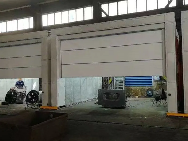 打磨焊接伸缩除尘房