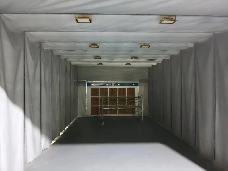 >常州**铸造厂喷漆房工程