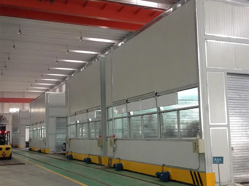 电动整体移动喷漆房