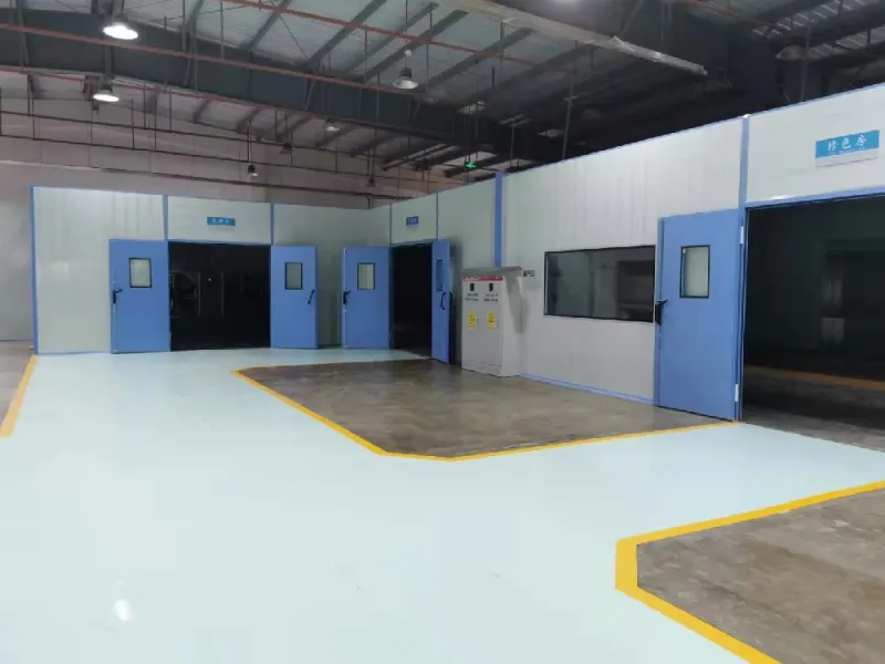 >无锡**家具厂喷漆房+调漆间+烤漆房搭建